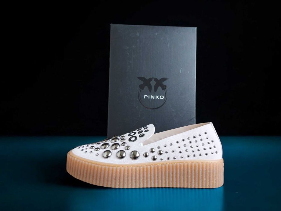 Скидка! Оригинал. Слипоны мокасины  38р Pinko Италия