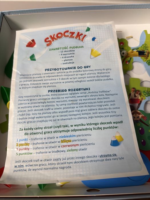 Gra skoczki, gra dla dzjeci, gra planszowa