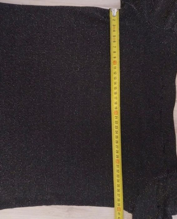 Sukienka dzianinowa czarna srebrna L krótka długa midi Sinsay