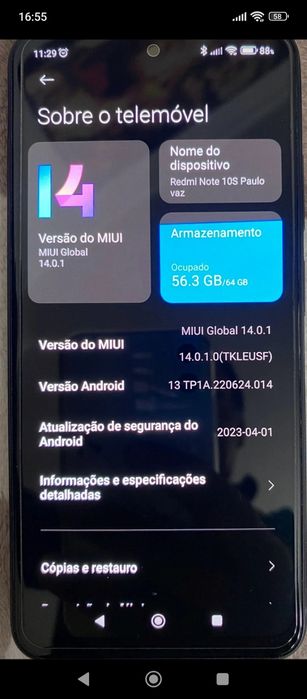 Xiaomi note 10s desbloqueado