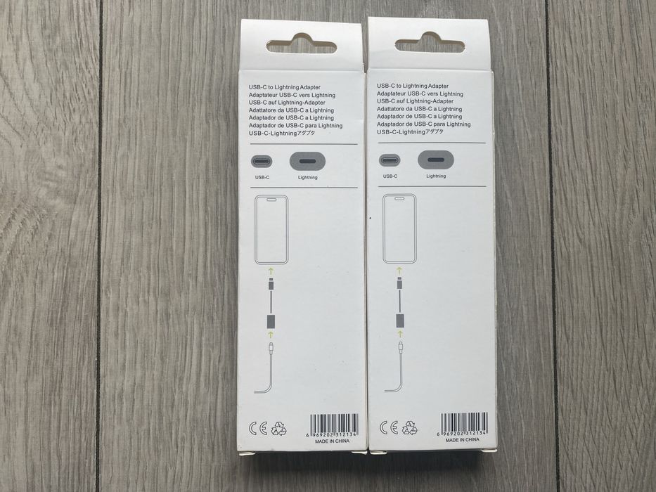 2x Adapter Przejściówka Apple USB-C Typ C - Lightning Okazja