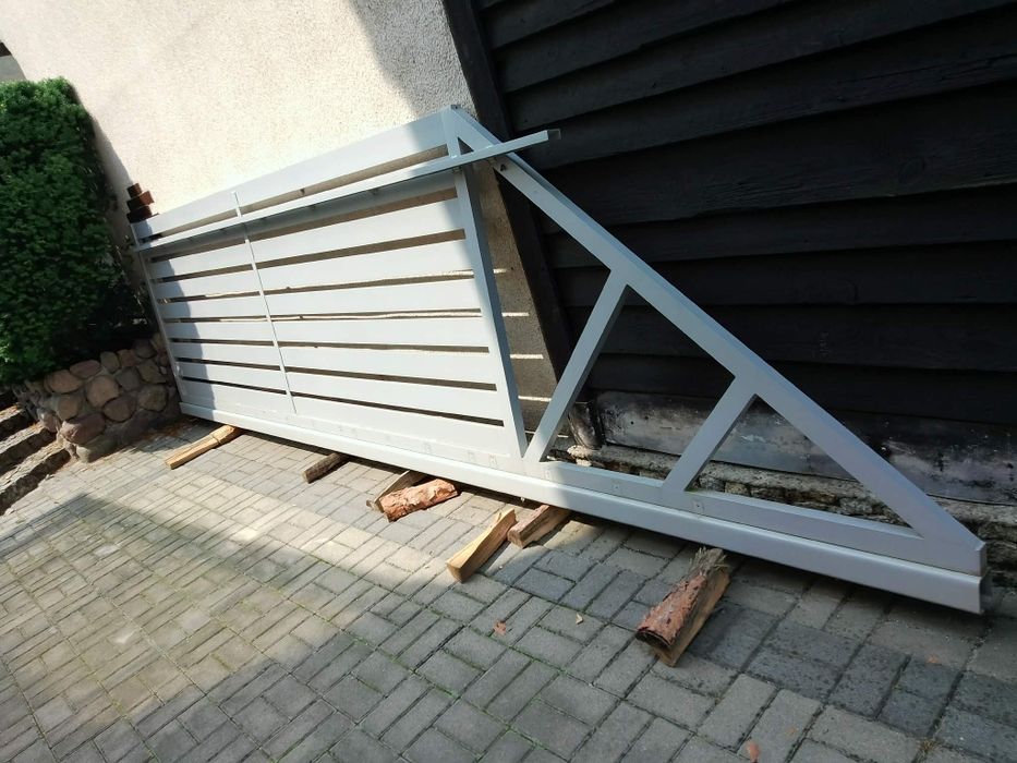 Zestaw ogrodzenie brama furtki aluminium