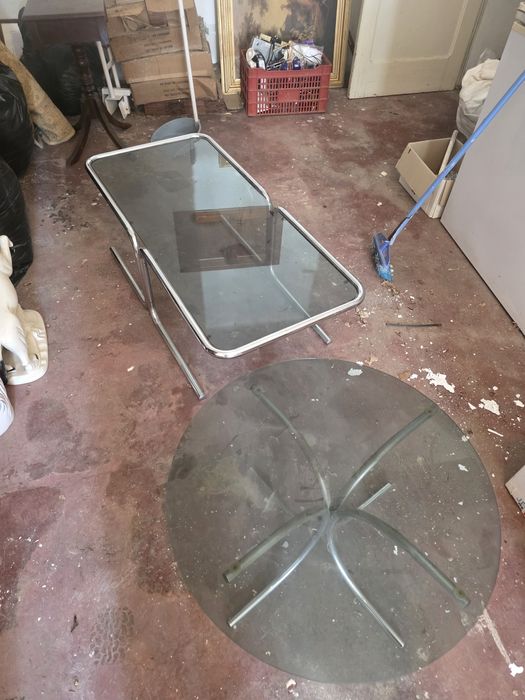 Mesas de sala com tampo de vidro