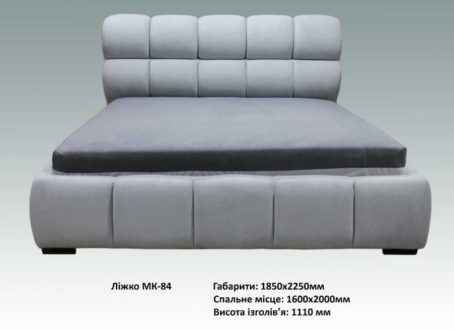 Мягкая кровать с подъемным механизмом