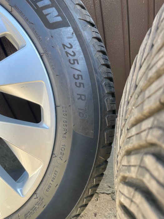 Felgi 18 cali Audi Oryginalne komplet   225/55/18 Michelin  Nowe Opony