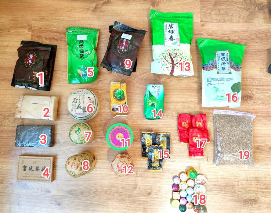 Китайский чай - Шу и Шен пуеры, улуны