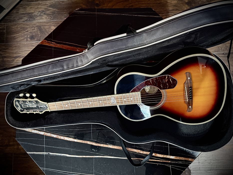 FENDER Ron Emory Loyalty Parlor Sunburst + Fishman Matrix / po setupie / rzadki model