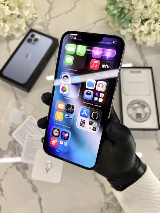 iPhone 13 Pro Max Sierra Blue 100%АКБ Neverlock (Магазин Гарантія)