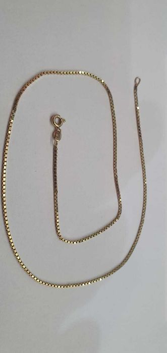 Łańcuszek złoty 14 k /5858/ 3,70 g.42 cm - Madej Gorlice Mickiewicza -