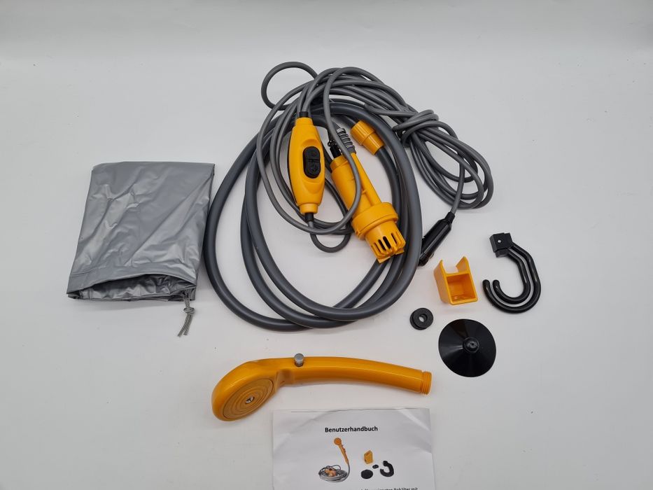 Przenośny prysznic kempingowy 12V turystyczny