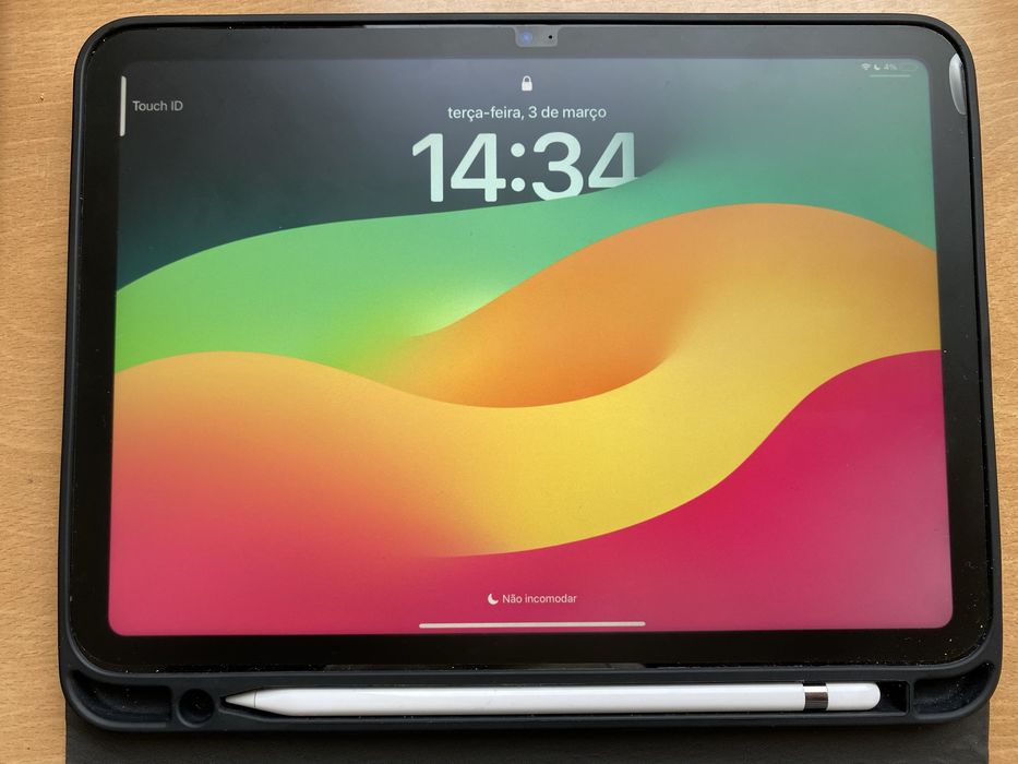 iPad 10ª Geração 64GB + Apple Pencil + Capa + Película – Pouco Uso