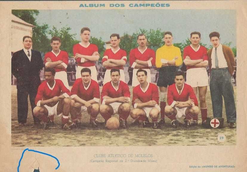 Desporto - Futebol  - Poster antigo equipa do CLUBE ATLÉTICO DE MOLELOS