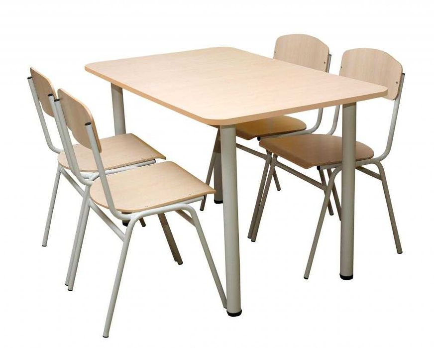 Стілець ISO №6, з покриттям фанери пластиком HPL