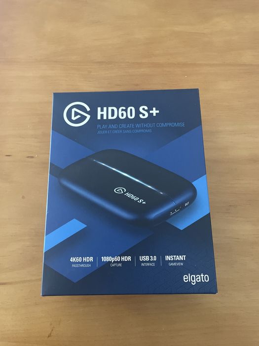 elgato HD60 S+ como nova.