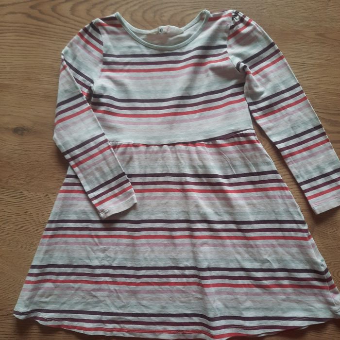 Sukienka długi rękaw H&M 110/116
