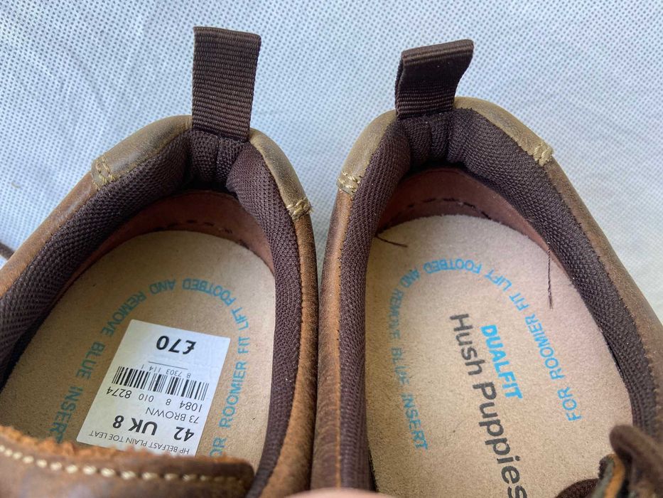 Мужские кожаные полуботинки Hush Puppies Belfast Oxford PL
