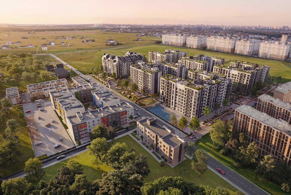 2 кімн. квартира з автономним опаленням у ЖК Park Residence 60 м²