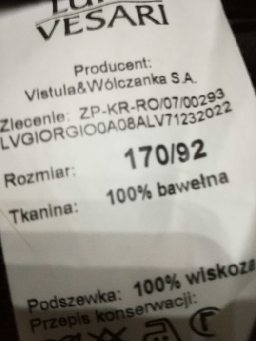 Marynarka męska z drobnego sztruksu czarna.
