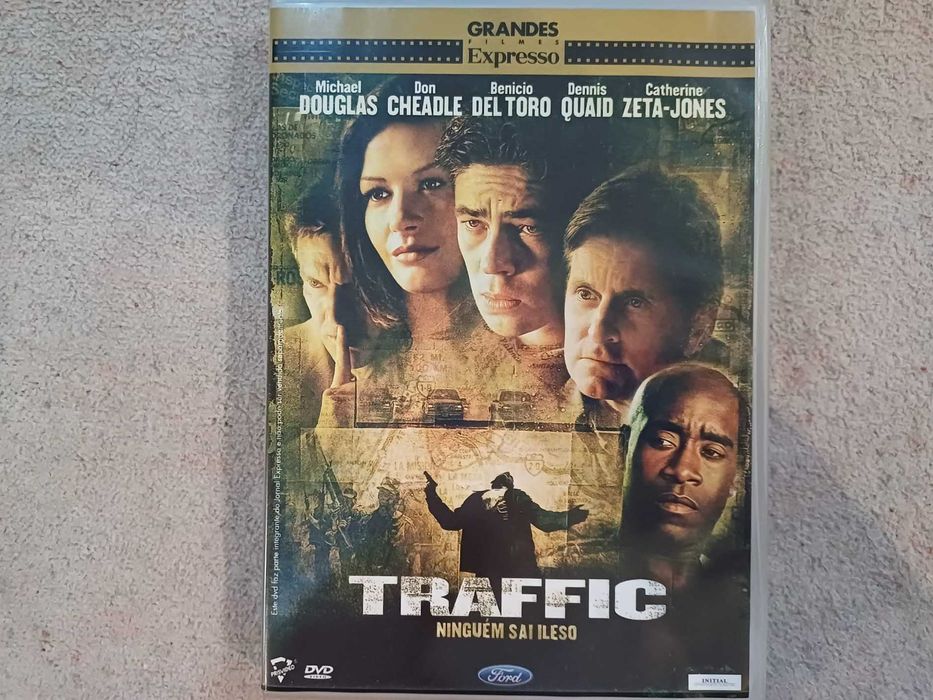 DVD Traffic- Ninguém Sai Ileso, c Michael Douglas, BToro, C Zeta-Jones