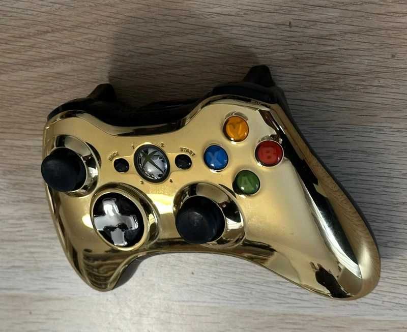 Comando Star Wars Dourado Sem Fios Original Xbox 360