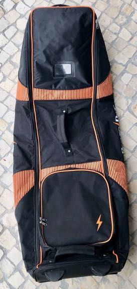 Left-handed POWERBILT CLASSIC Golf set, Cart, Travel bag, used