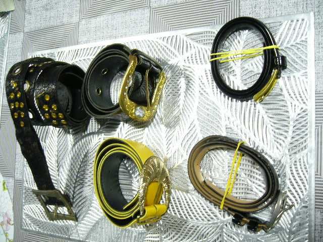 Ремінь жіночий вінтаж зі своєї колекції одним лотом