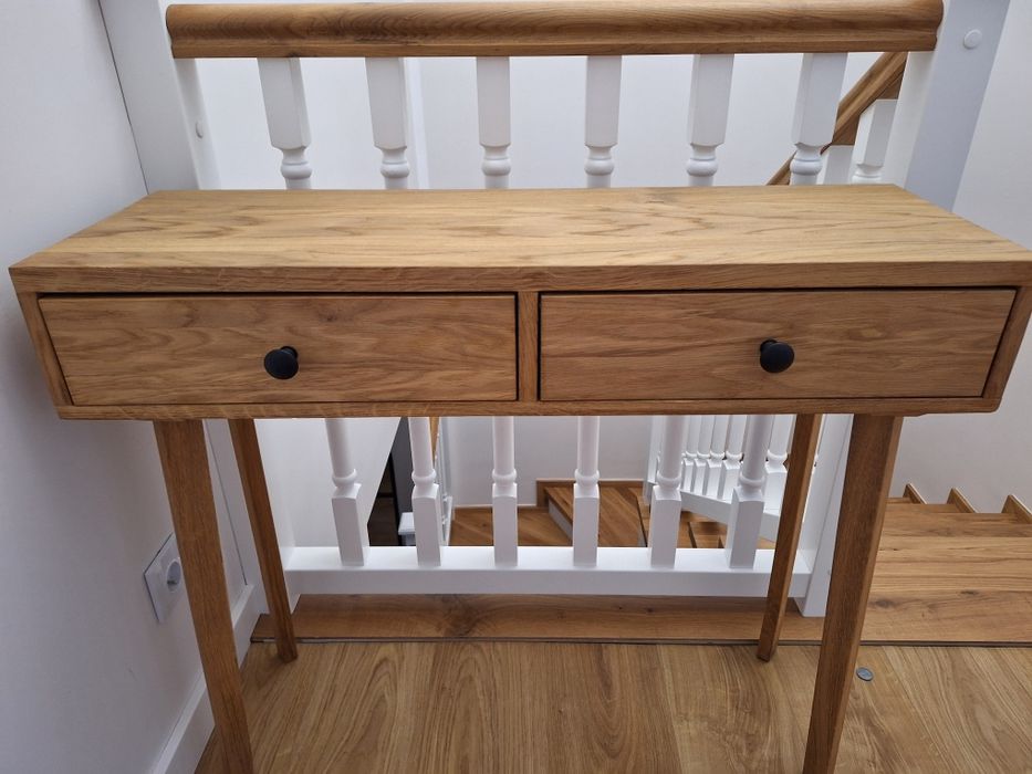 Dębowa toaletka solidna