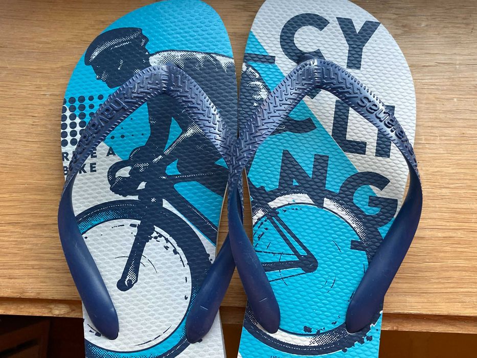 Chinelos Havaianas Homem 43/44 verdadeiros -Bicicleta
