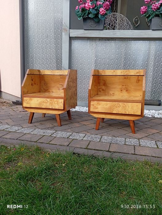 Szafki nocne PRL Transport