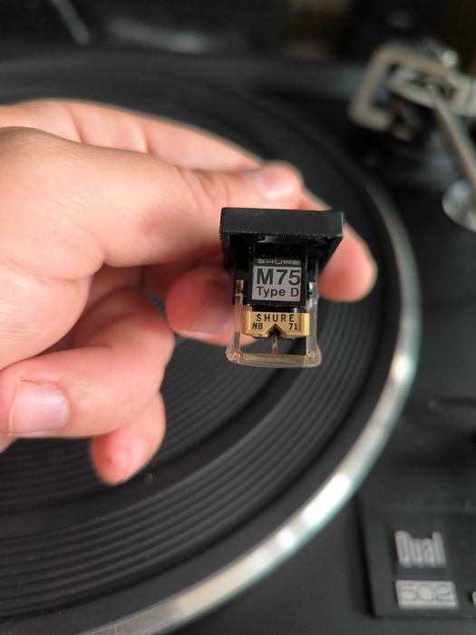 Gramofon Dual cs502 wkladka shure m75 z nową igła mb71 stan idealny