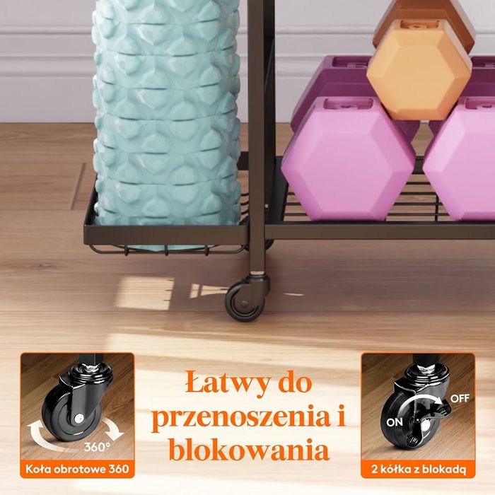 Metalowy regał fitness / na siłownię
