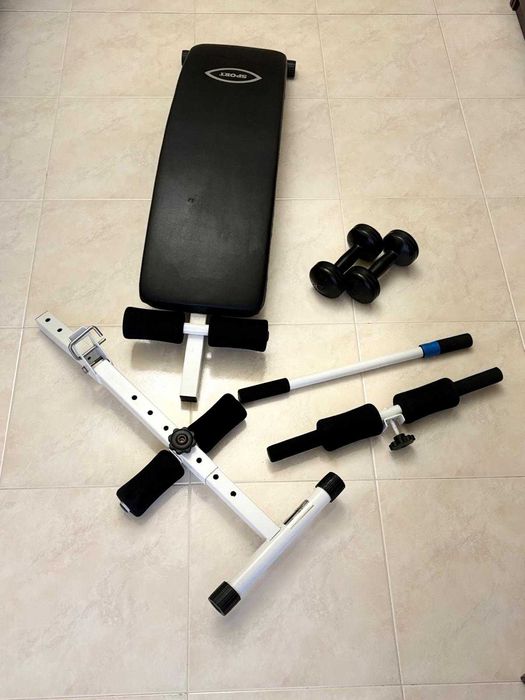 Abdominal Bench with Weights440943355951196162