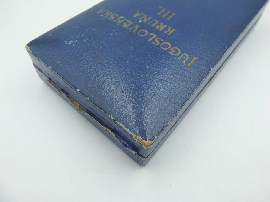 Order Korony Jugosłowiańskiej III klasa pudełko etui oryginał