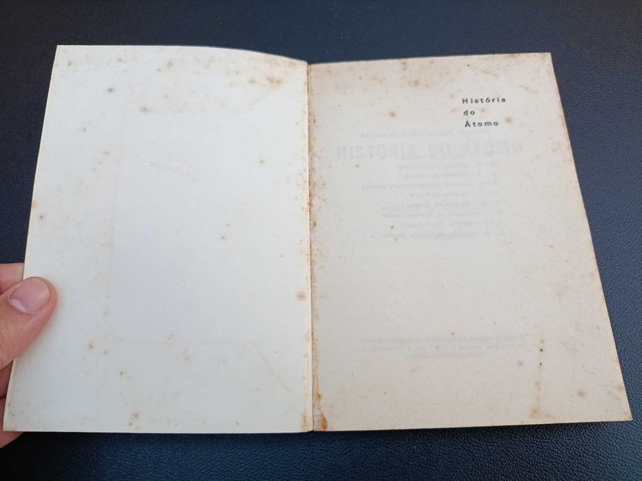 Livro "História do Átomo", de Rómulo de Carvalho