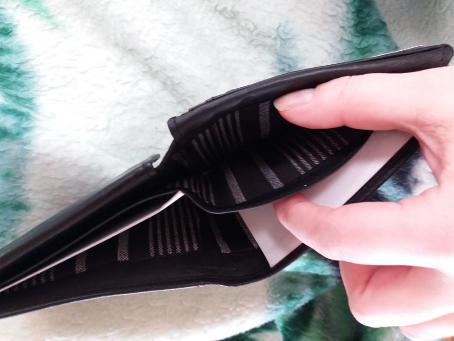 Portfel skórzany męski nowy