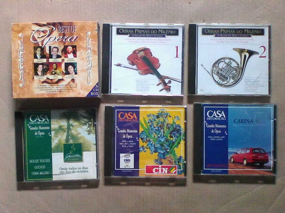 lote cds música clássica, ópera, erudita