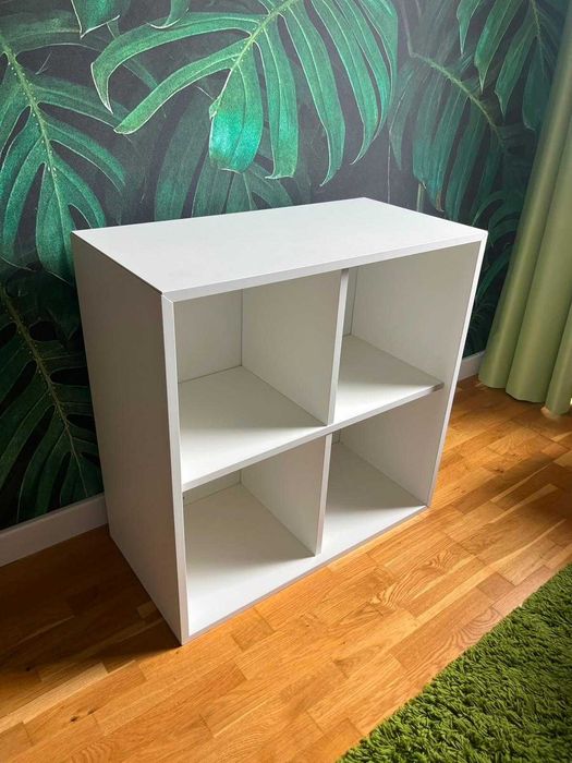 IKEA EKET - biała szafka/regał z 4 przegrodami
