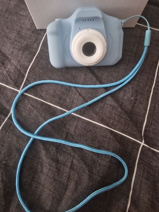 Câmera Digital HD X2 para Crianças, 64GB, 12MP Vídeo, 1080P, Azul