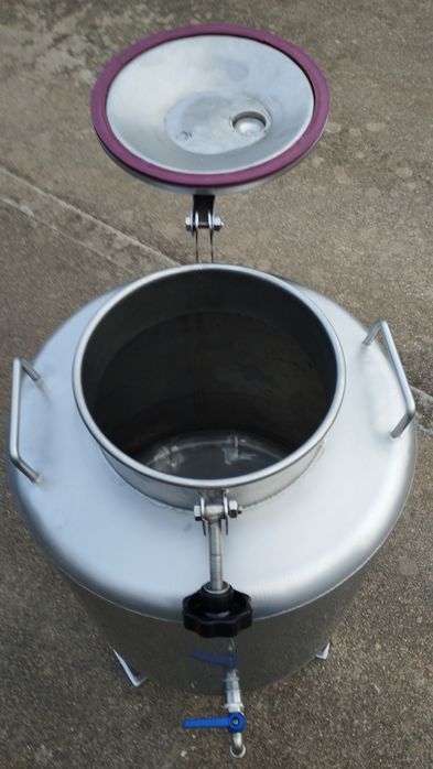 Cuba de 50 litros  em inox para vinho ou azeite