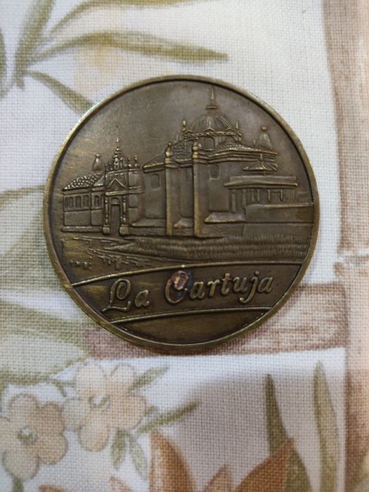 Medalha e porta-chaves Expo 92 Sevilha