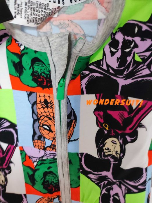 Marvel Bonds super body 0-3 miesiące Nowe bawełna