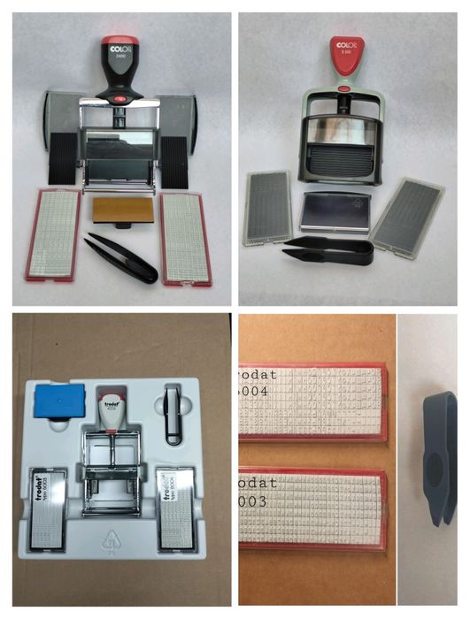Самонаборный штамп Colop 2400, S 600, запасные кассы букв TRODAT