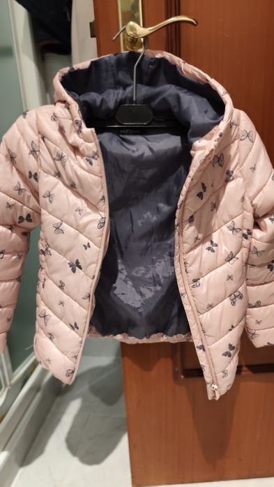 Parka de menina cor de rosa