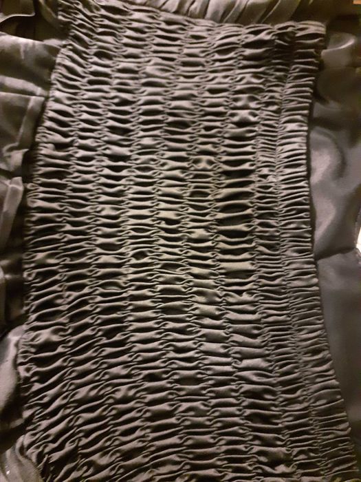 Vestido preto, cai cai e drapeado (baixa de preço 3)
