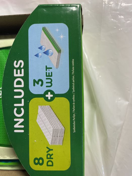 Mopa Swiffer com kit recargas secas e humidas-novo