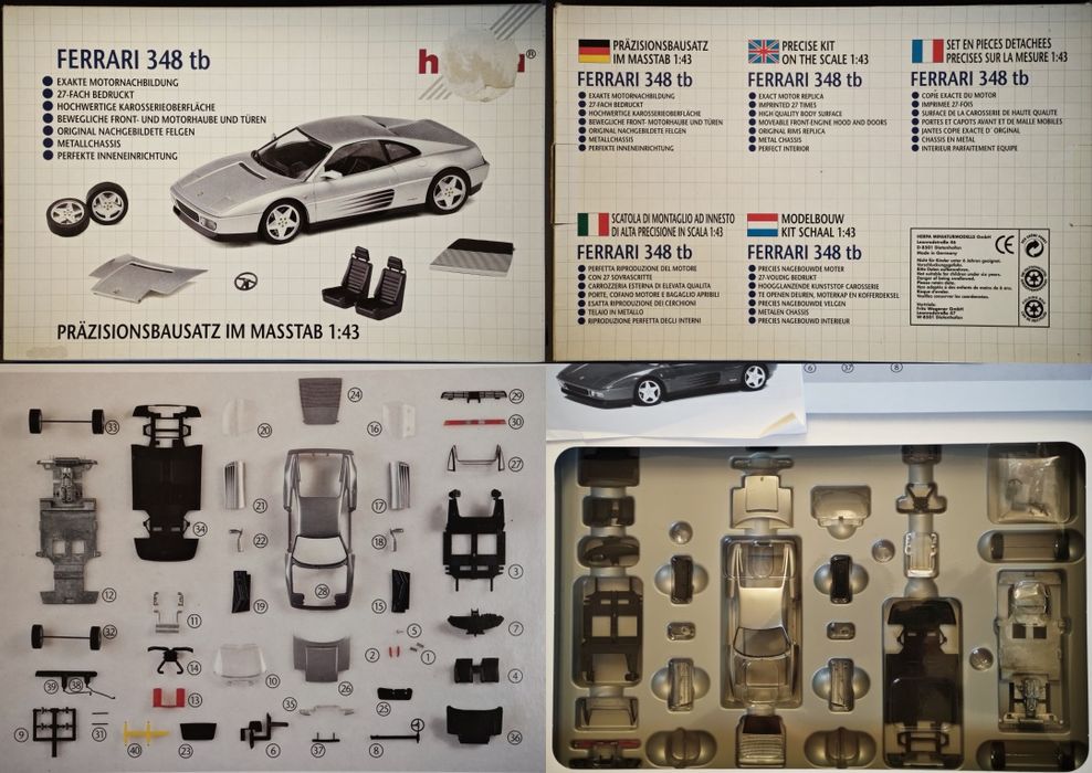Модели и наборы 1/43 Ferrari Testarossa, 348 (Herpa)