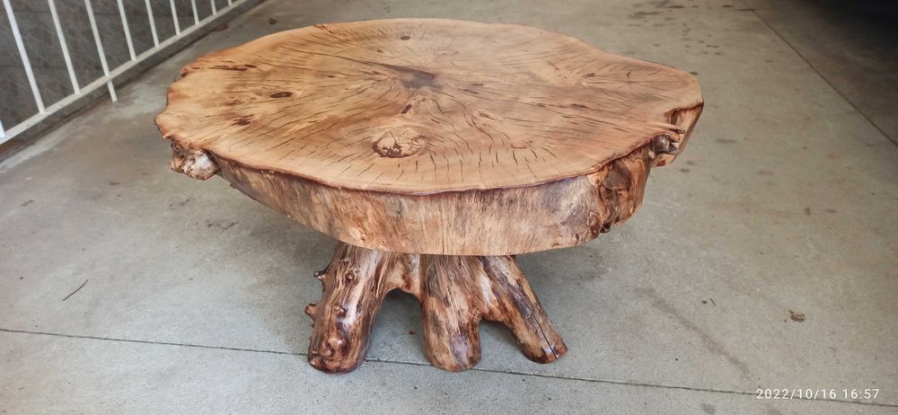 Mesa de centro artesanal