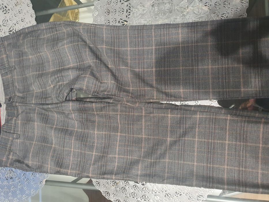 Spodnie meskie w kratkę