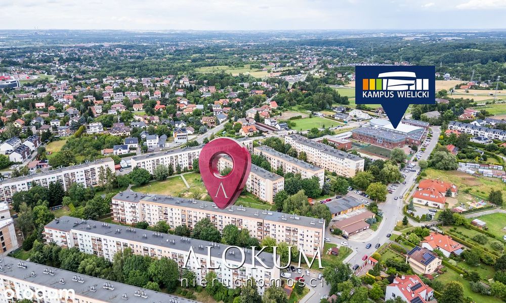 Mieszkanie – Wieliczka, Osiedle Wincentego Pola, Osiedle Sienkiewicza–Asnyka–Pola - Widok 2