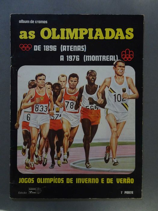 Caderneta de cromos Jogos Olímpicos - As Olímpiadas (tem 169 cromos)